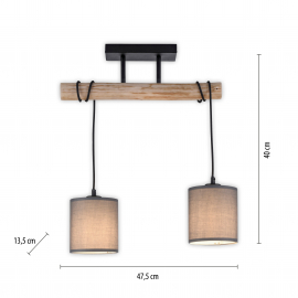 Lampa sufitowa GREEN TRIB 15782-29