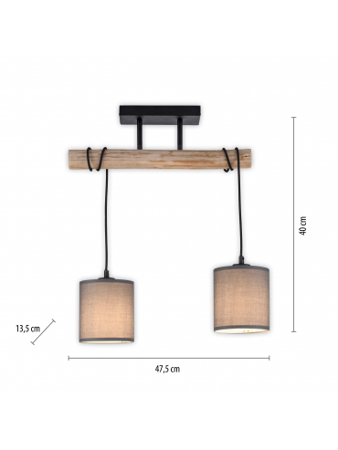 Lampa sufitowa GREEN TRIB 15782-29