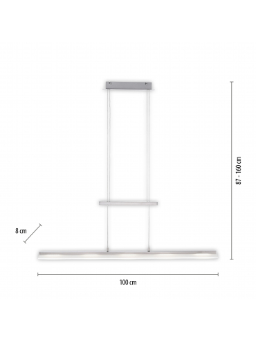 Lampa wisząca NELE 12278-55