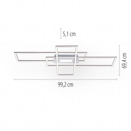 Lampa sufitowa ASMIN 14693-55