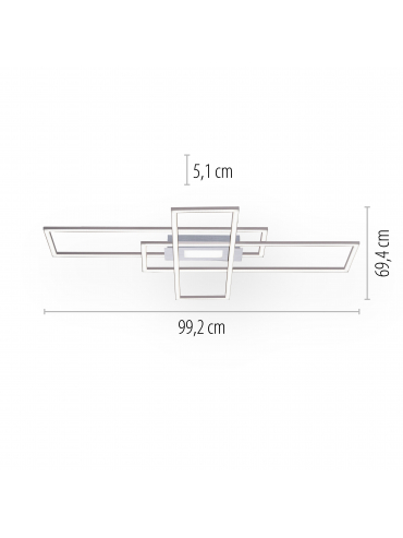 Lampa sufitowa ASMIN 14693-55