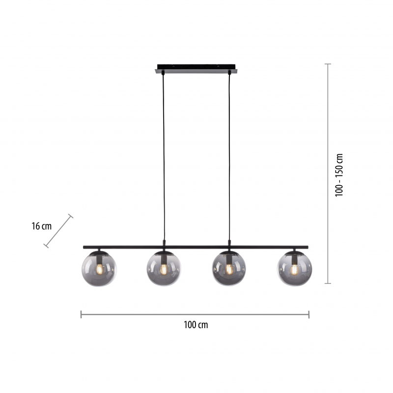 Lampa wisząca BIG WIDOW 14604-18