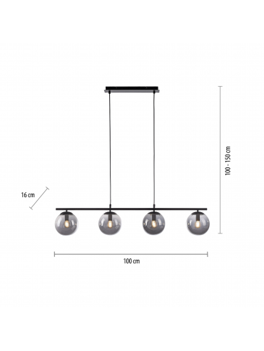 Lampa wisząca BIG WIDOW 14604-18