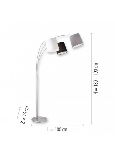 Lampa podłogowa MELVIN 15461-55