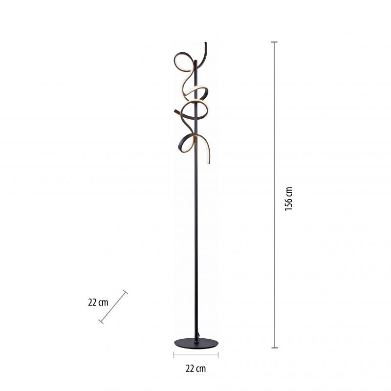 Lampa podłogowa CURLS 19031-18