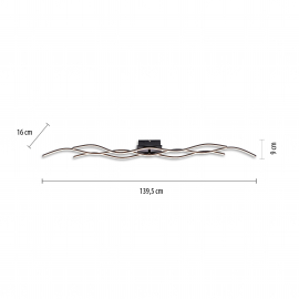 Lampa sufitowa WAVE 15167-18