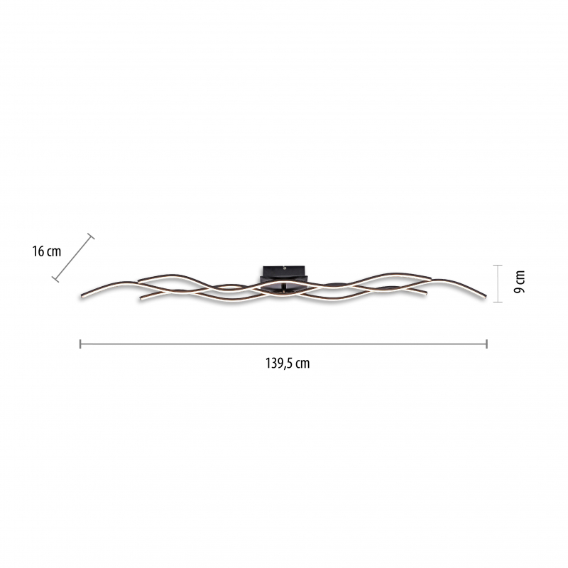 Lampa sufitowa WAVE 15167-18