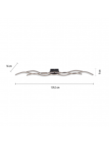 Lampa sufitowa WAVE 15167-18