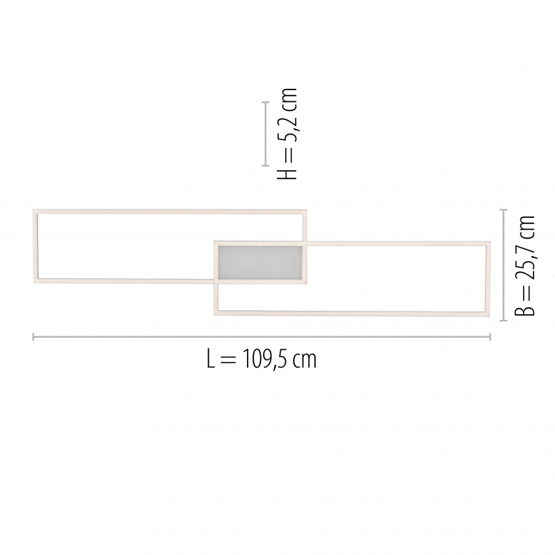 Lampa sufitowa ASMIN 14711-55