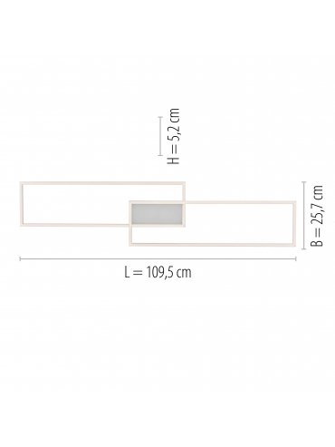 Lampa sufitowa ASMIN 14711-55