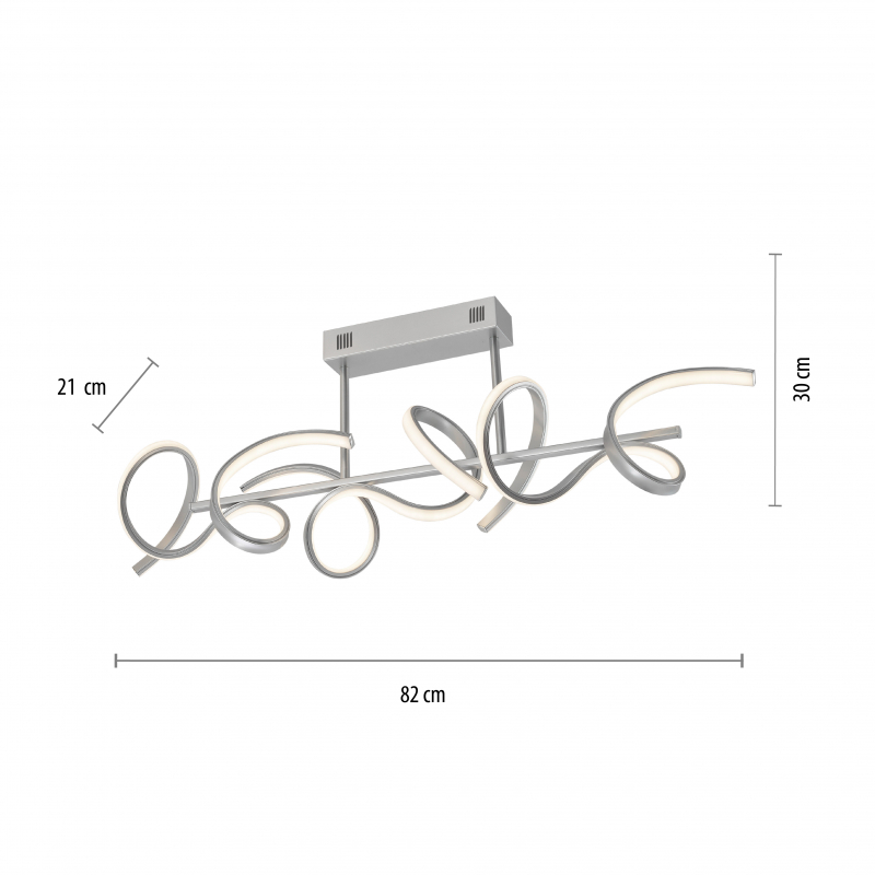 Lampa sufitowa CURLS 19032-21