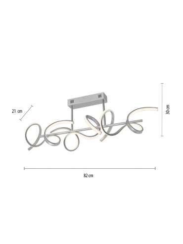 Lampa sufitowa CURLS 19032-21