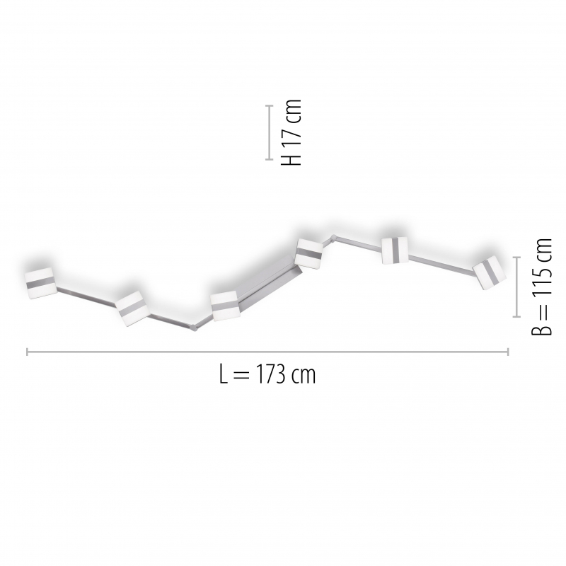 Lampa sufitowa Ls-SABI 12086-55