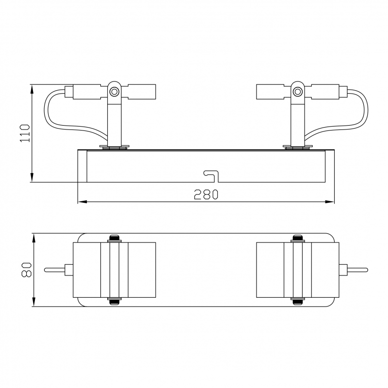 Lampa sufitowa COSTA CK170208-2