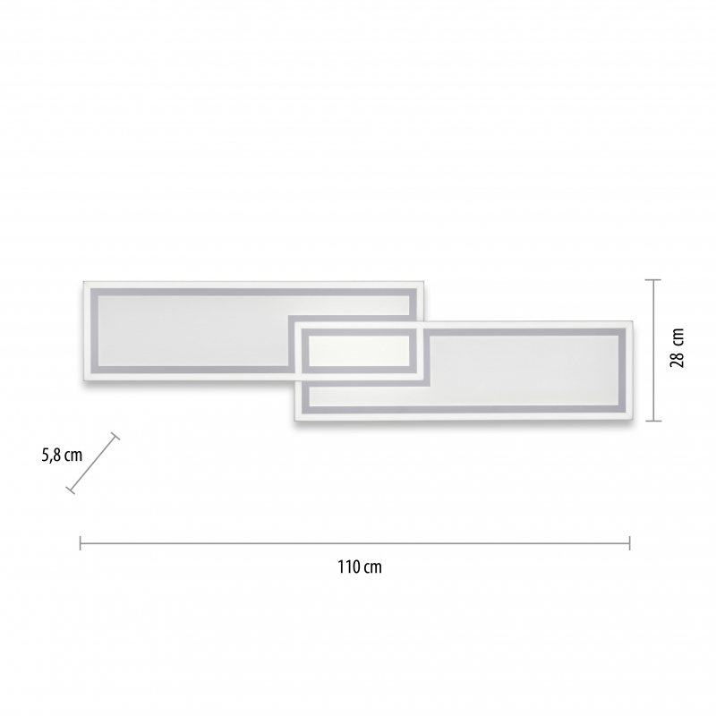 Lampa sufitowa EDGING 14875-16