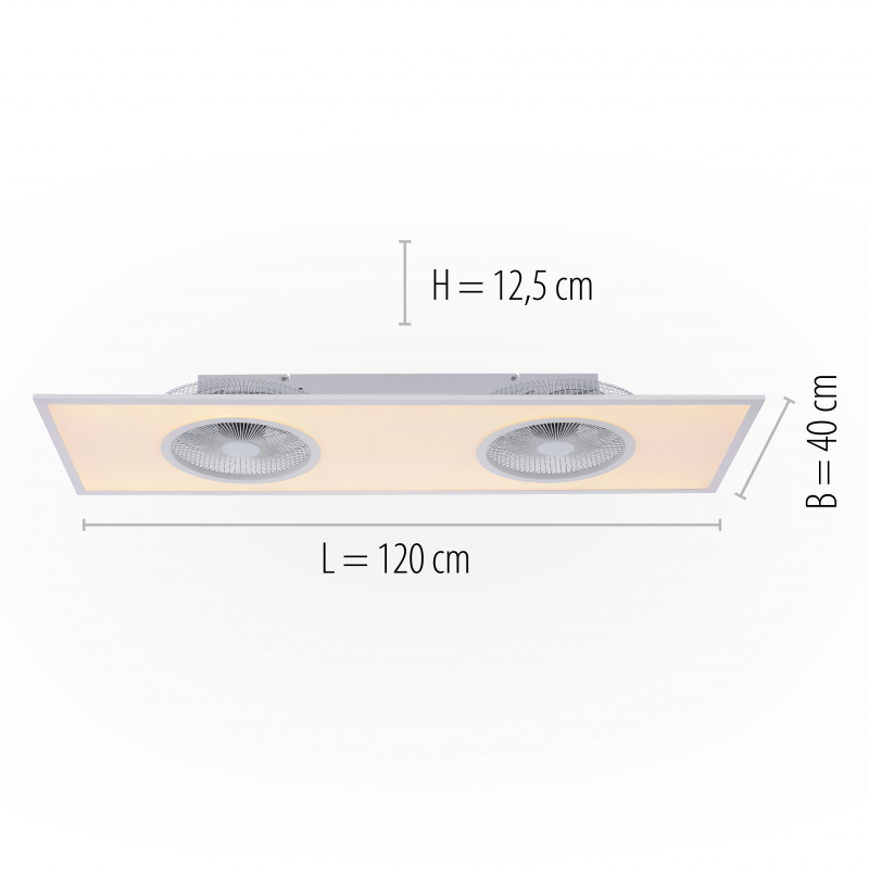 Lampa sufitowa FLAT-AIR 14643-16
