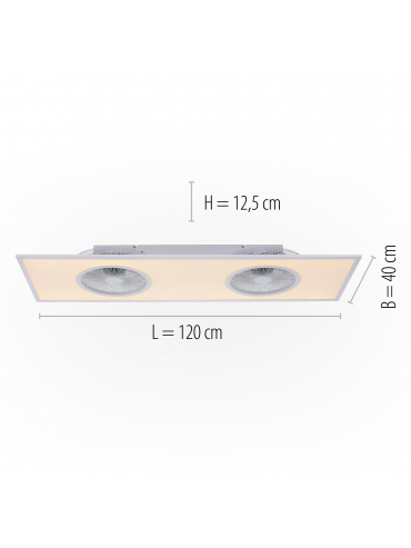 Lampa sufitowa FLAT-AIR 14643-16