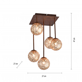 Lampa sufitowa GRETA 6234-48