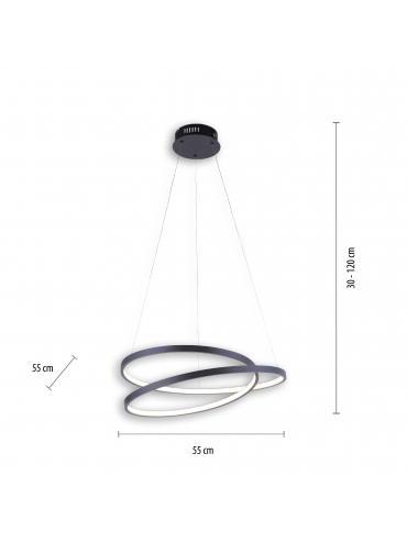 Lampa wisząca ROMAN 2472-18