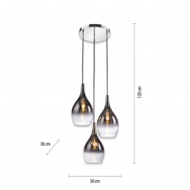 Lampa wisząca PILUA 2062-17