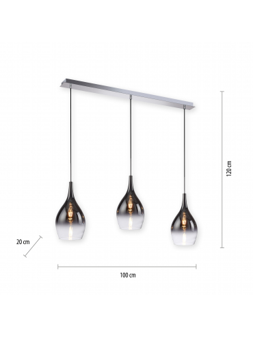 Lampa wisząca PILUA 2063-17