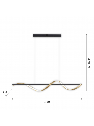 Lampa wisząca Q-SWING 2385-13