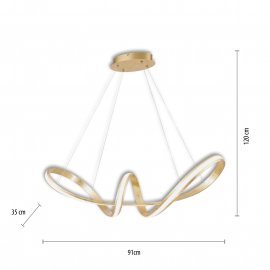 Lampa wisząca MELINDA 8292-12