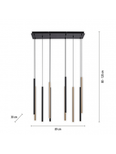 Lampa wisząca FLUTE 2110-18