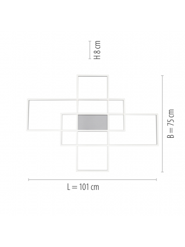 Lampa sufitowa Q-INIGO 8195-55