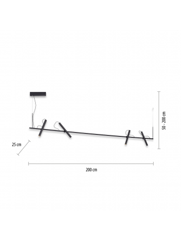 Lampa wisząca PURE-TUTUA 2024-18