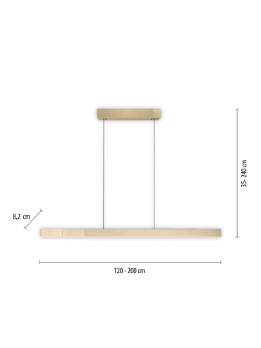 Lampa wisząca PURE MOTO-RISE 2545-60