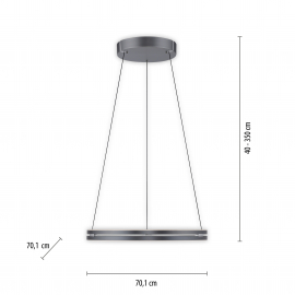 Lampa wisząca PUREE-LOOP 2551-15