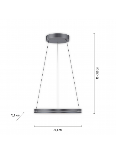 Lampa wisząca PUREE-LOOP 2551-15