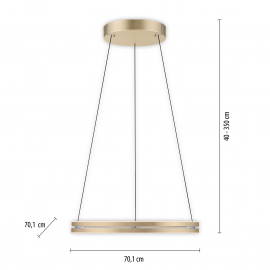 Lampa wisząca PUREE-LOOP 2551-60