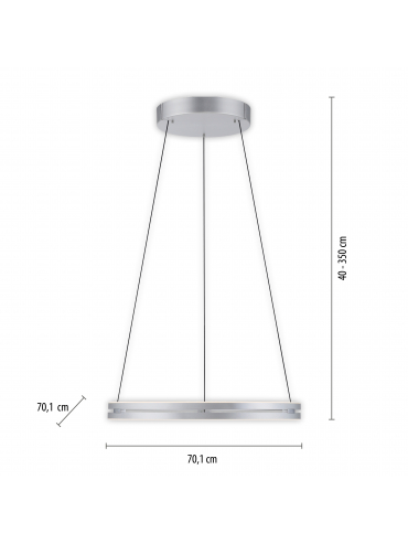 Lampa wisząca PUREE-LOOP 2551-95