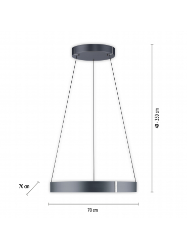Lampa wisząca PUREE-CLIP 2561-15