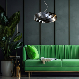 Lampa wisząca VENTO 1136 Ø55 antracyt