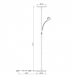 Lampa podłogowa MANDI FL-020288RD