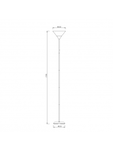 Lampa podłogowa MOREN CL-3800H-SL