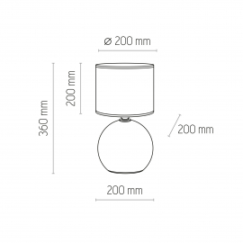 Lampa stołowa PALLA SMALL 5068