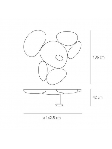 Lampa sufitowa SKYDRO LED 3000K