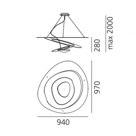 Lampa wisząca PIRCE SUSPENSION