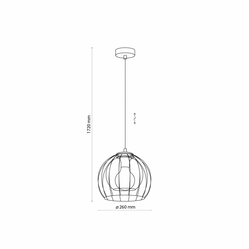 Lampa wisząca UNIVERSO 3154
