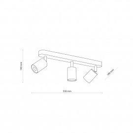 Lampa sufitowa TOP WOOD 3292