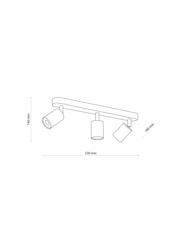 Lampa sufitowa TOP WOOD 3292