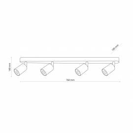 Lampa sufitowa TOP WOOD 3297