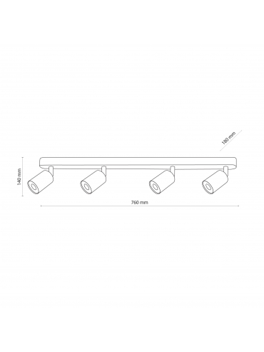 Lampa sufitowa TOP WOOD 3297