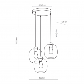 Lampa wisząca ELIO 3184