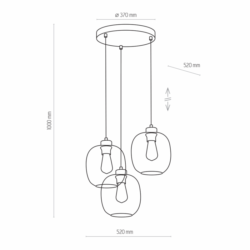 Lampa wisząca ELIO 3184