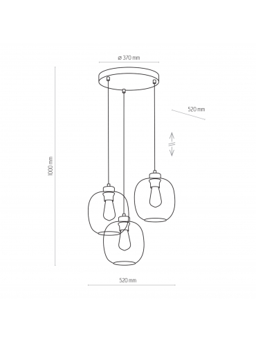 Lampa wisząca ELIO 3184